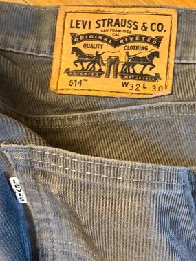 Corduroy Levi's 514 32x30